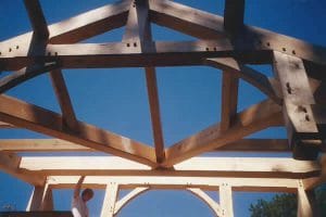 Construction begins with framing